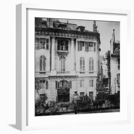 Paris, May 1843 - Boulevard des Italiens-William Henry Fox Talbot-Framed Art Print