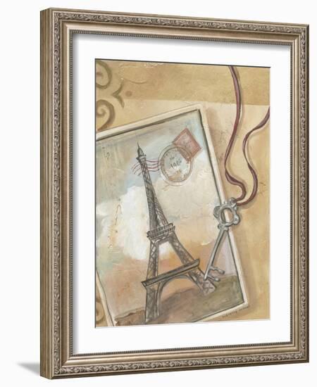 Paris Memories I-Marianne D. Cuozzo-Framed Art Print