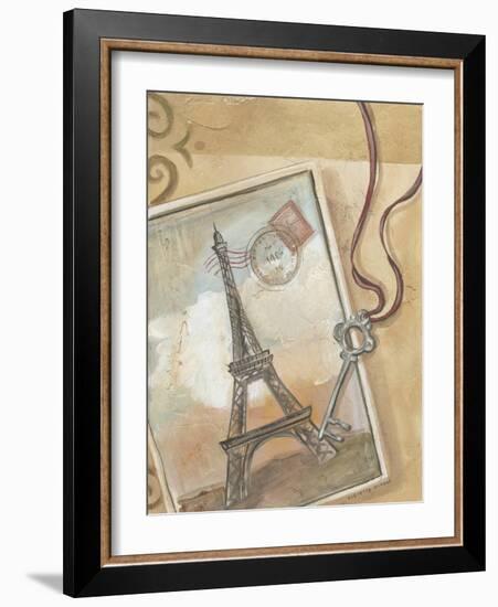 Paris Memories I-Marianne D. Cuozzo-Framed Art Print
