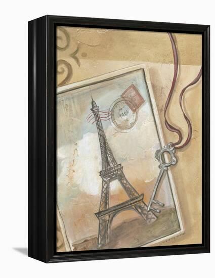 Paris Memories I-Marianne D. Cuozzo-Framed Stretched Canvas