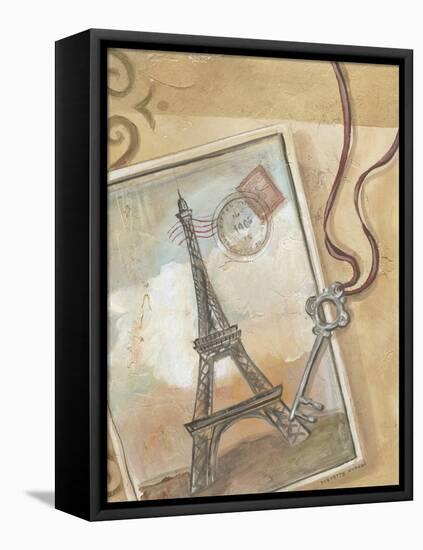 Paris Memories I-Marianne D. Cuozzo-Framed Stretched Canvas