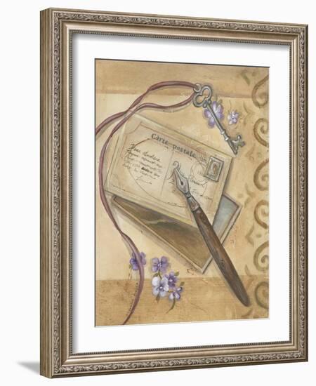 Paris Memories II-Marianne D. Cuozzo-Framed Art Print