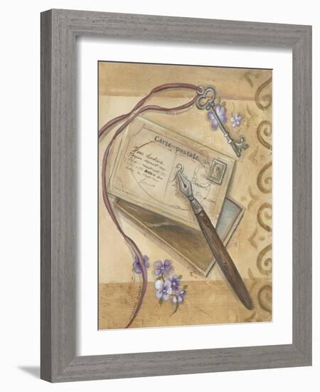 Paris Memories II-Marianne D. Cuozzo-Framed Art Print