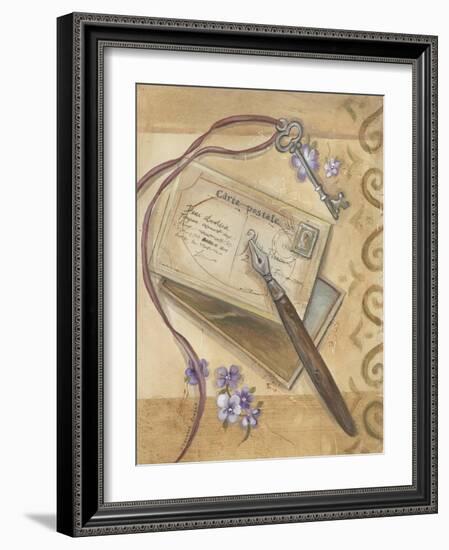 Paris Memories II-Marianne D. Cuozzo-Framed Art Print