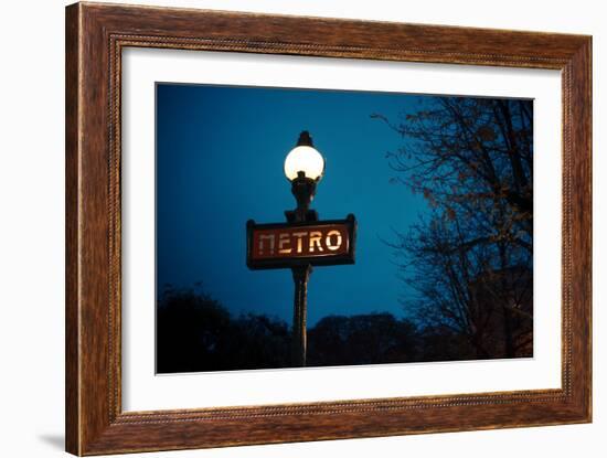 Paris Metro I-Erin Berzel-Framed Photographic Print