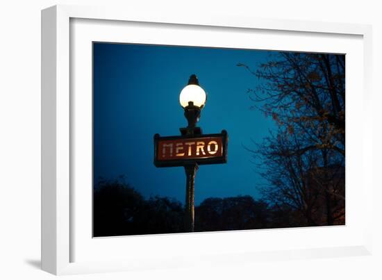 Paris Metro I-Erin Berzel-Framed Photographic Print