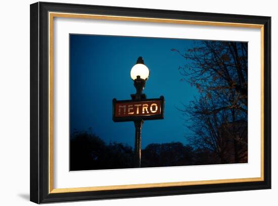 Paris Metro I-Erin Berzel-Framed Photographic Print