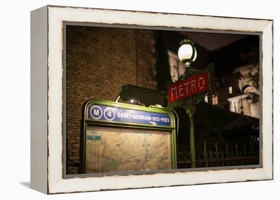 Paris Metro II-Erin Berzel-Framed Premier Image Canvas