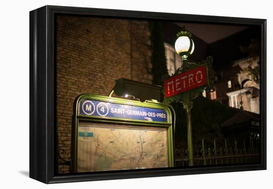 Paris Metro II-Erin Berzel-Framed Premier Image Canvas