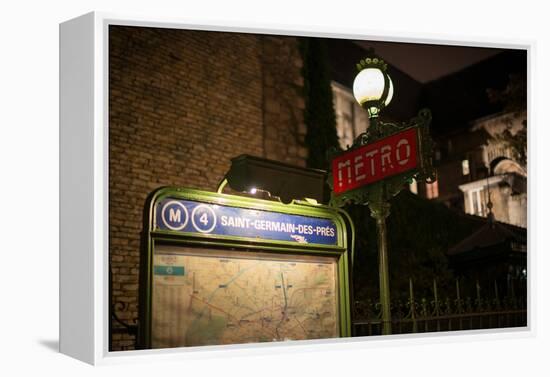 Paris Metro II-Erin Berzel-Framed Premier Image Canvas