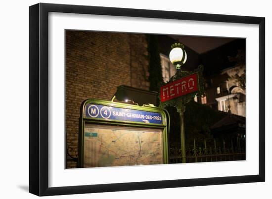 Paris Metro II-Erin Berzel-Framed Photographic Print