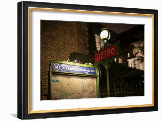 Paris Metro II-Erin Berzel-Framed Photographic Print