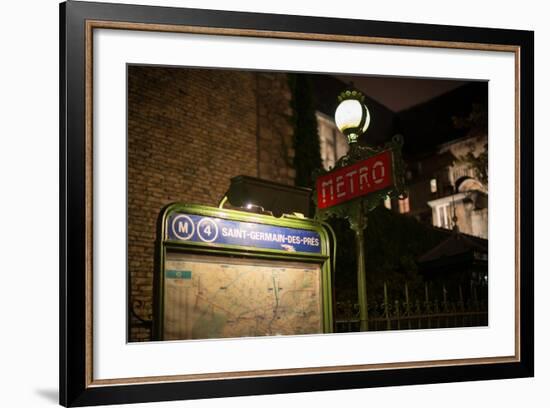 Paris Metro II-Erin Berzel-Framed Photographic Print