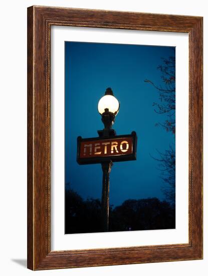 Paris Metro III-Erin Berzel-Framed Photographic Print