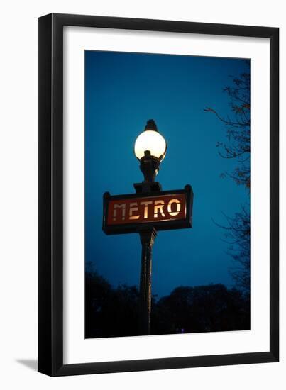 Paris Metro III-Erin Berzel-Framed Photographic Print