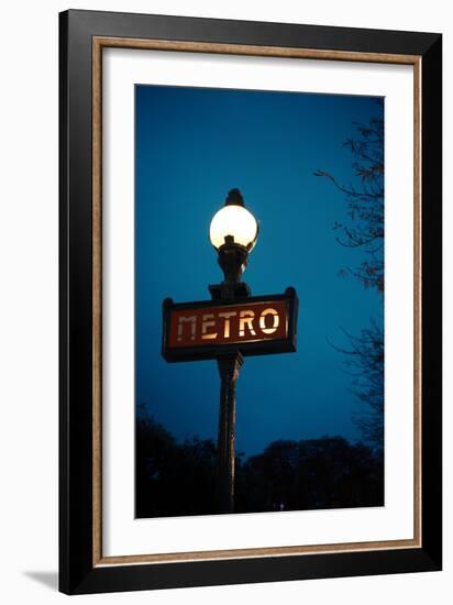 Paris Metro III-Erin Berzel-Framed Photographic Print