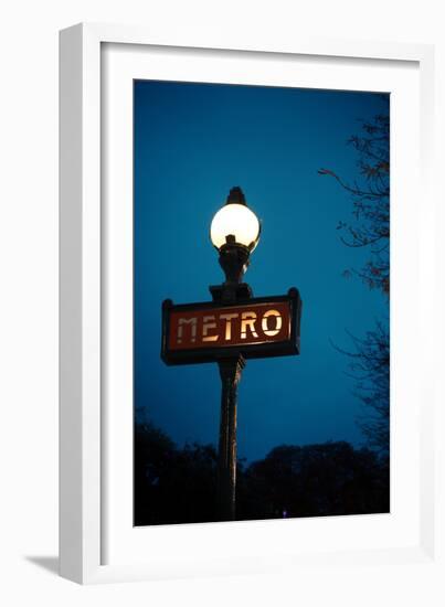 Paris Metro III-Erin Berzel-Framed Photographic Print