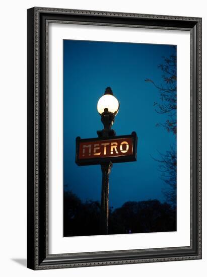 Paris Metro III-Erin Berzel-Framed Photographic Print