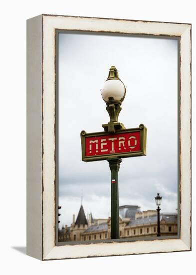 Paris Metro IV-Erin Berzel-Framed Premier Image Canvas