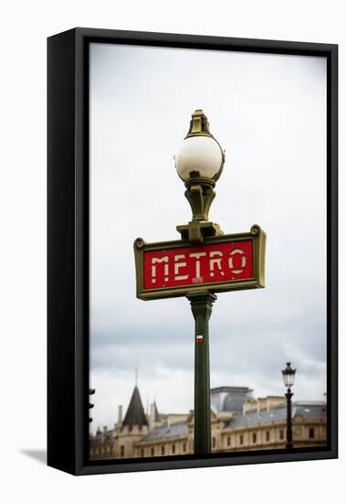 Paris Metro IV-Erin Berzel-Framed Premier Image Canvas