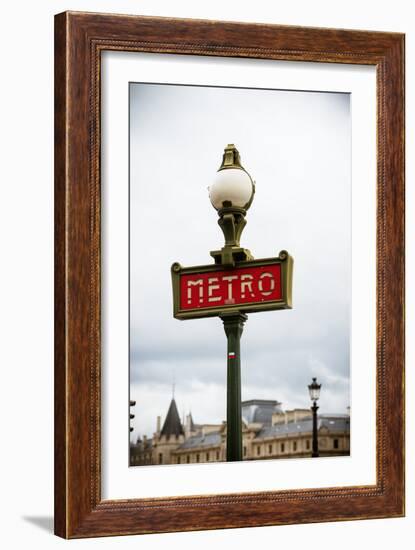 Paris Metro IV-Erin Berzel-Framed Photographic Print