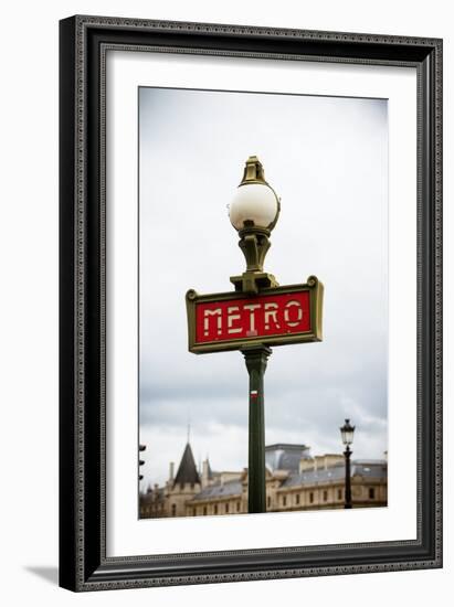 Paris Metro IV-Erin Berzel-Framed Photographic Print