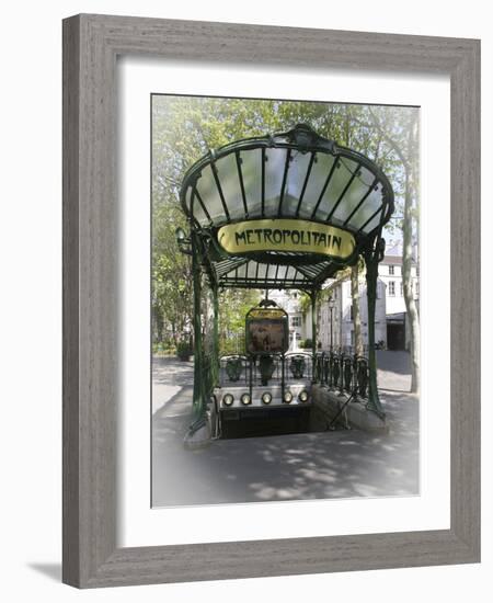 Paris Metro Station-Chris Bliss-Framed Photographic Print