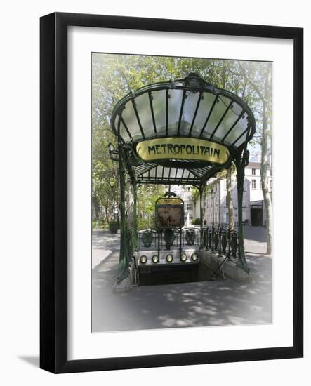 Paris Metro Station-Chris Bliss-Framed Photographic Print