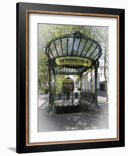 Paris Metro Station-Chris Bliss-Framed Photographic Print