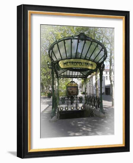 Paris Metro Station-Chris Bliss-Framed Photographic Print