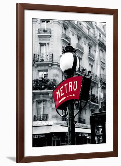 Paris Metro-Joseph Eta-Framed Giclee Print