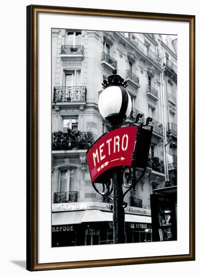 Paris Metro-Joseph Eta-Framed Giclee Print