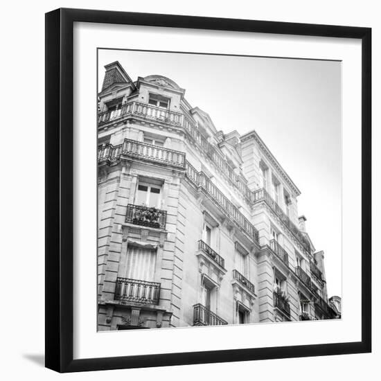 Paris Moments II BW-Laura Marshall-Framed Art Print