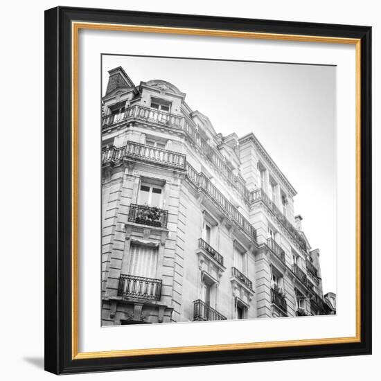 Paris Moments II BW-Laura Marshall-Framed Art Print