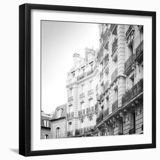 Paris Moments III BW-Laura Marshall-Framed Art Print