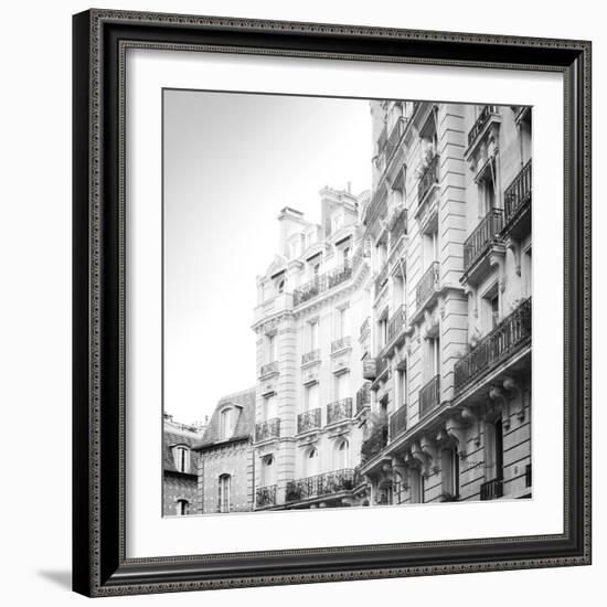 Paris Moments III BW-Laura Marshall-Framed Art Print