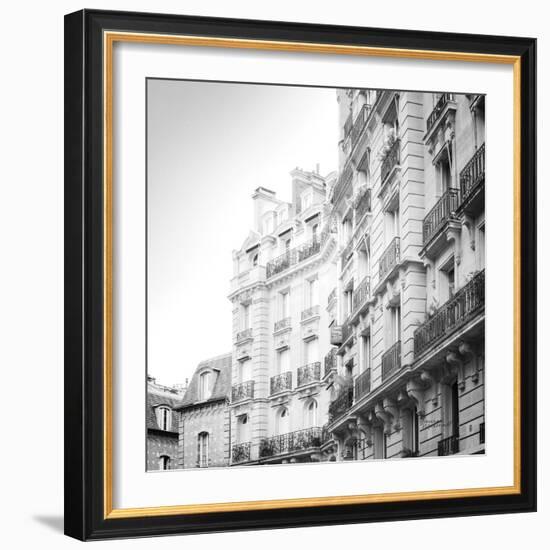 Paris Moments III BW-Laura Marshall-Framed Art Print