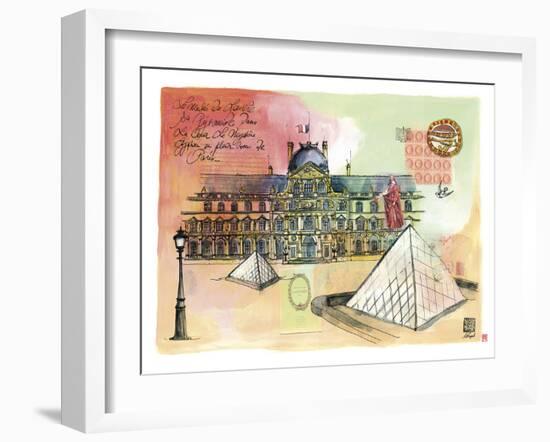 Paris Mon Amour-Martine Rupert-Framed Giclee Print