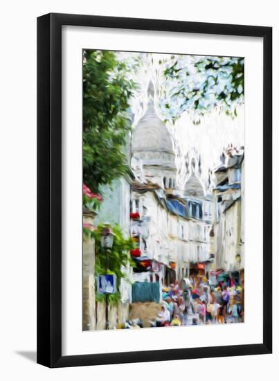 Paris Montmartre VI - In the Style of Oil Painting-Philippe Hugonnard-Framed Giclee Print