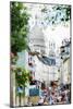 Paris Montmartre VI - In the Style of Oil Painting-Philippe Hugonnard-Mounted Giclee Print