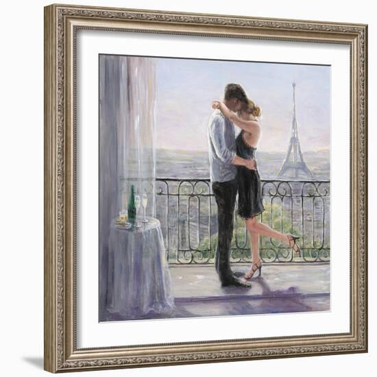 Paris Morning Romance-Karen Wallis-Framed Art Print