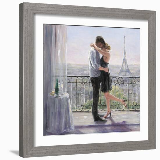 Paris Morning Romance-Karen Wallis-Framed Art Print