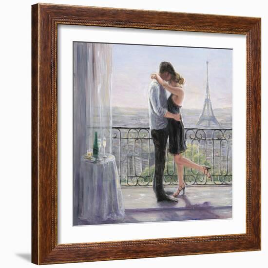 Paris Morning Romance-Karen Wallis-Framed Art Print