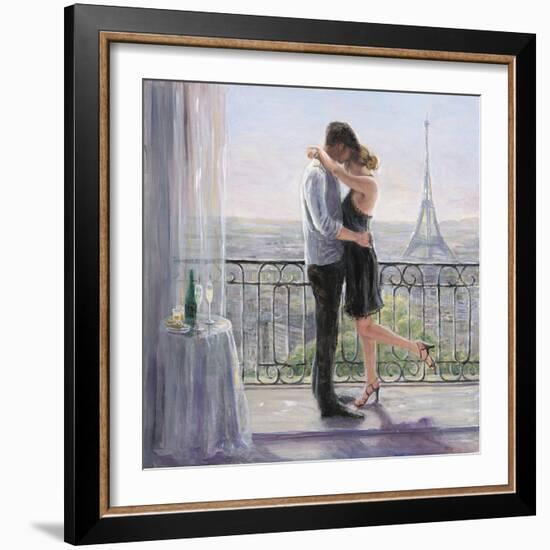 Paris Morning Romance-Karen Wallis-Framed Art Print