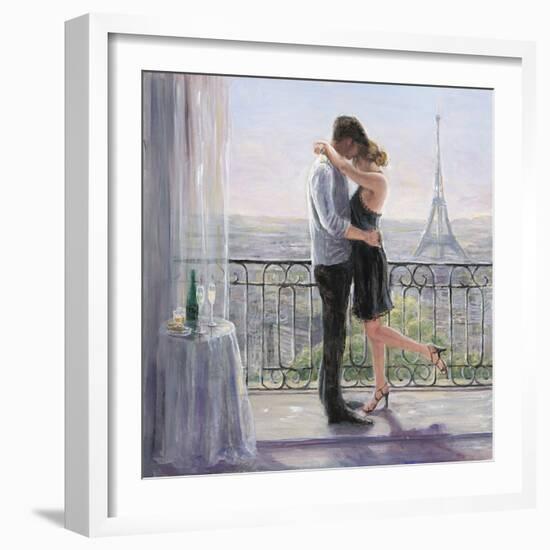 Paris Morning Romance-Karen Wallis-Framed Art Print