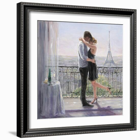 Paris Morning Romance-Karen Wallis-Framed Art Print