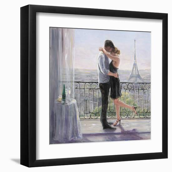 Paris Morning Romance-Karen Wallis-Framed Art Print