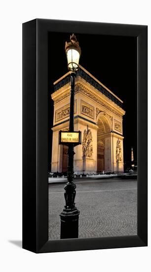 Paris Nights I-Jeff Maihara-Framed Stretched Canvas