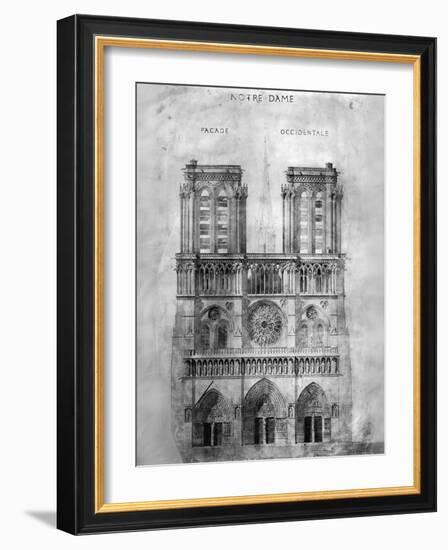 Paris: Notre Dame, 1848-Eugène Viollet-le-Duc-Framed Giclee Print