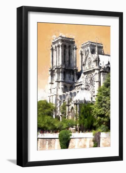 Paris Notre Dame Cathedral-Philippe Hugonnard-Framed Giclee Print